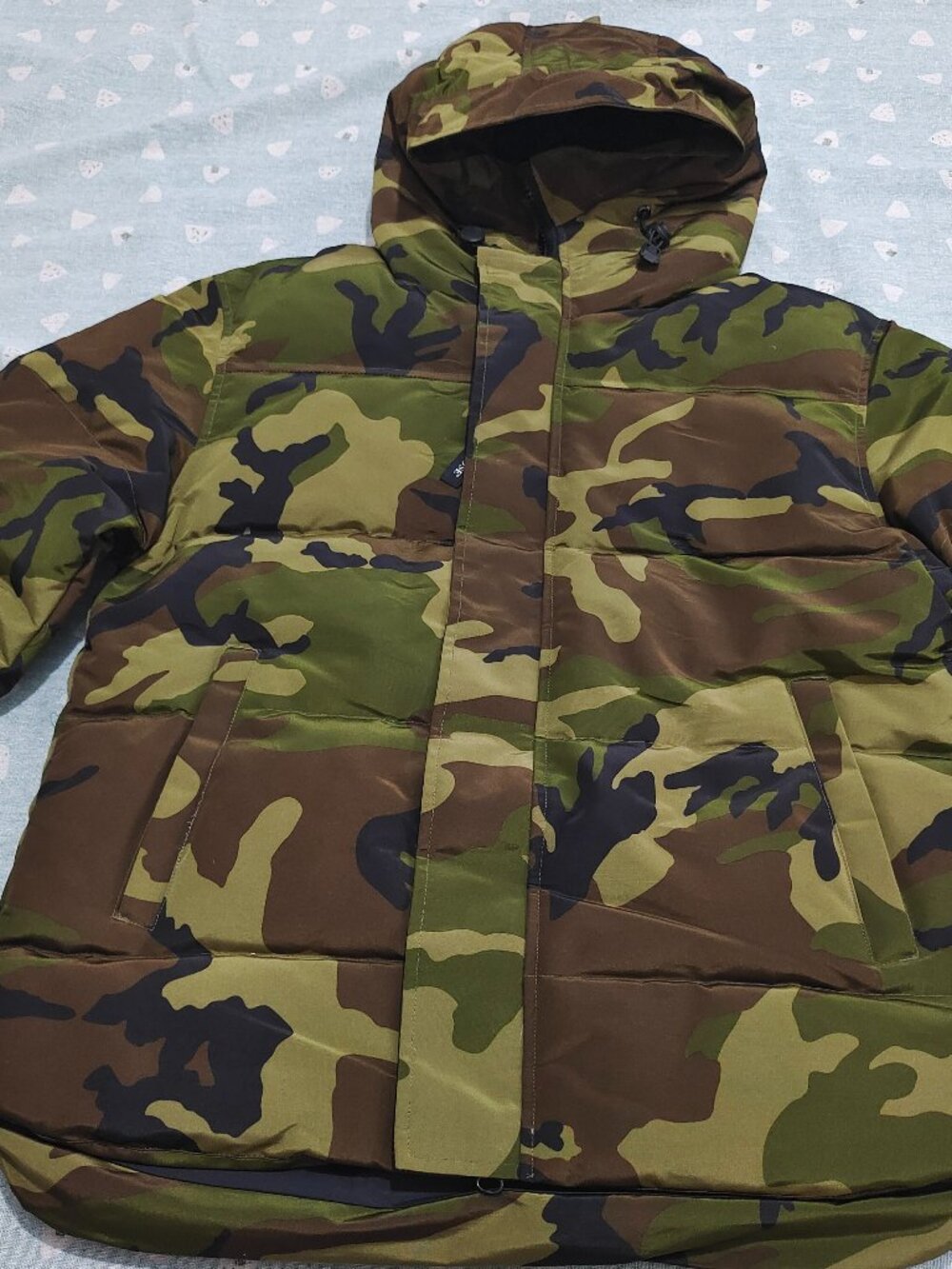 Canada Goose Camo Print Hooded Down Jacket